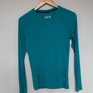 Smartwool Women's Ocean Blue Long Sleeve Tee